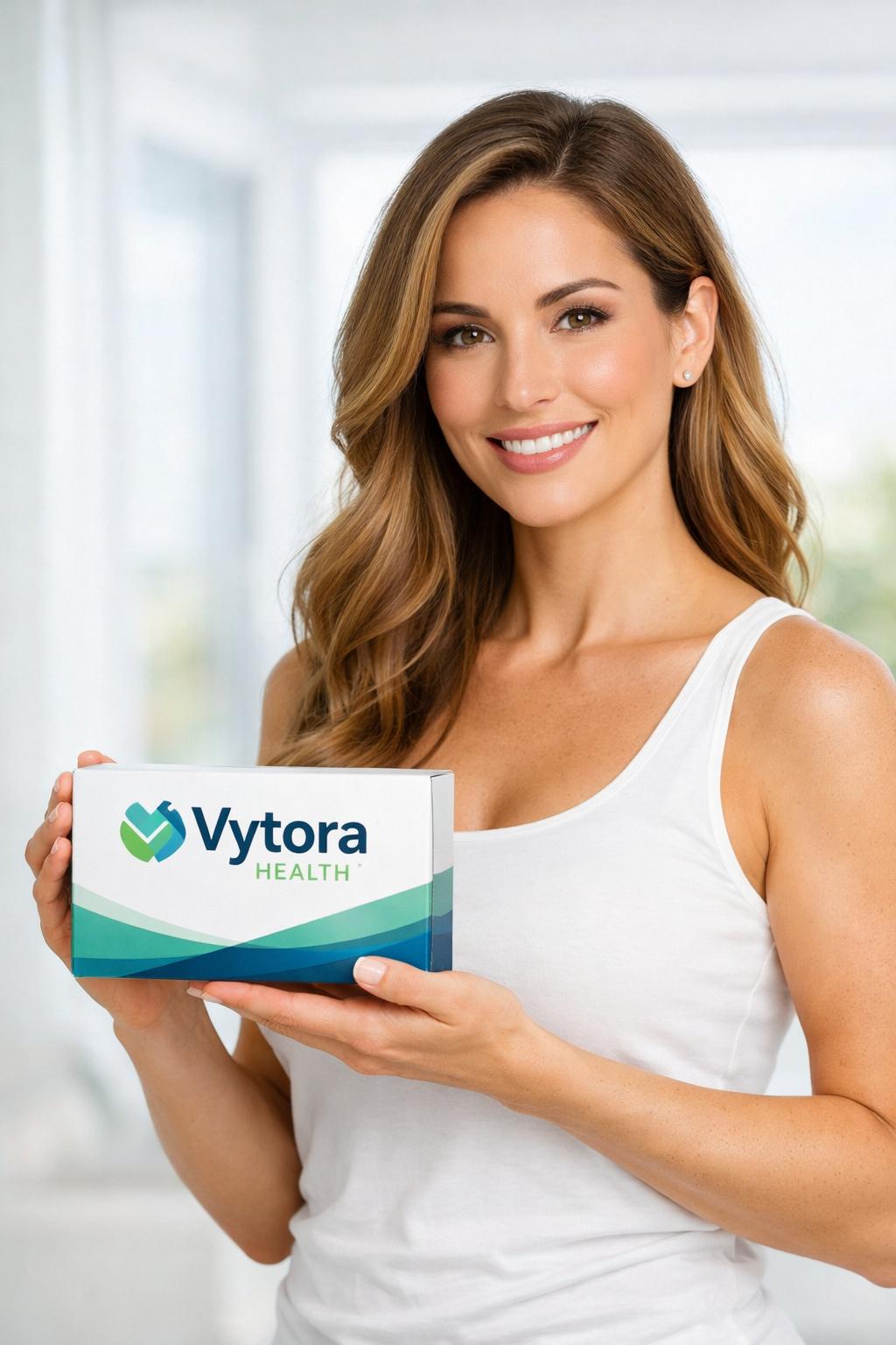 Customer receiving Vytora Health medication delivery